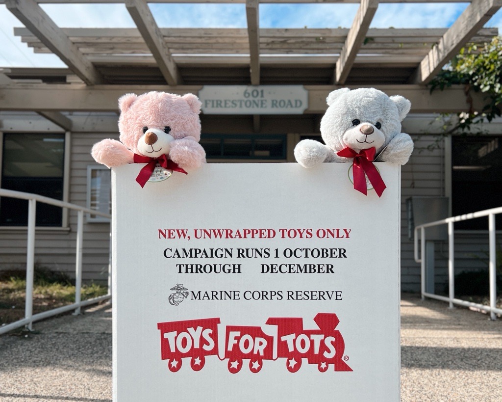 Toys for Tots Donations Fly SBA